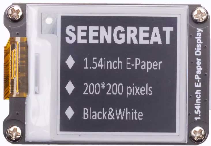 1.54inch 200x200 E-Ink Display Module