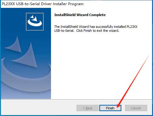 Installing PL2303 Driver 4