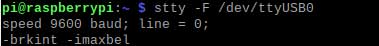 View Serial Port Baud Rate